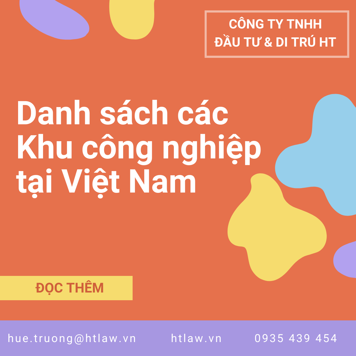 Danh sách các khu công nghiệp tại Việt Nam - HTlaw